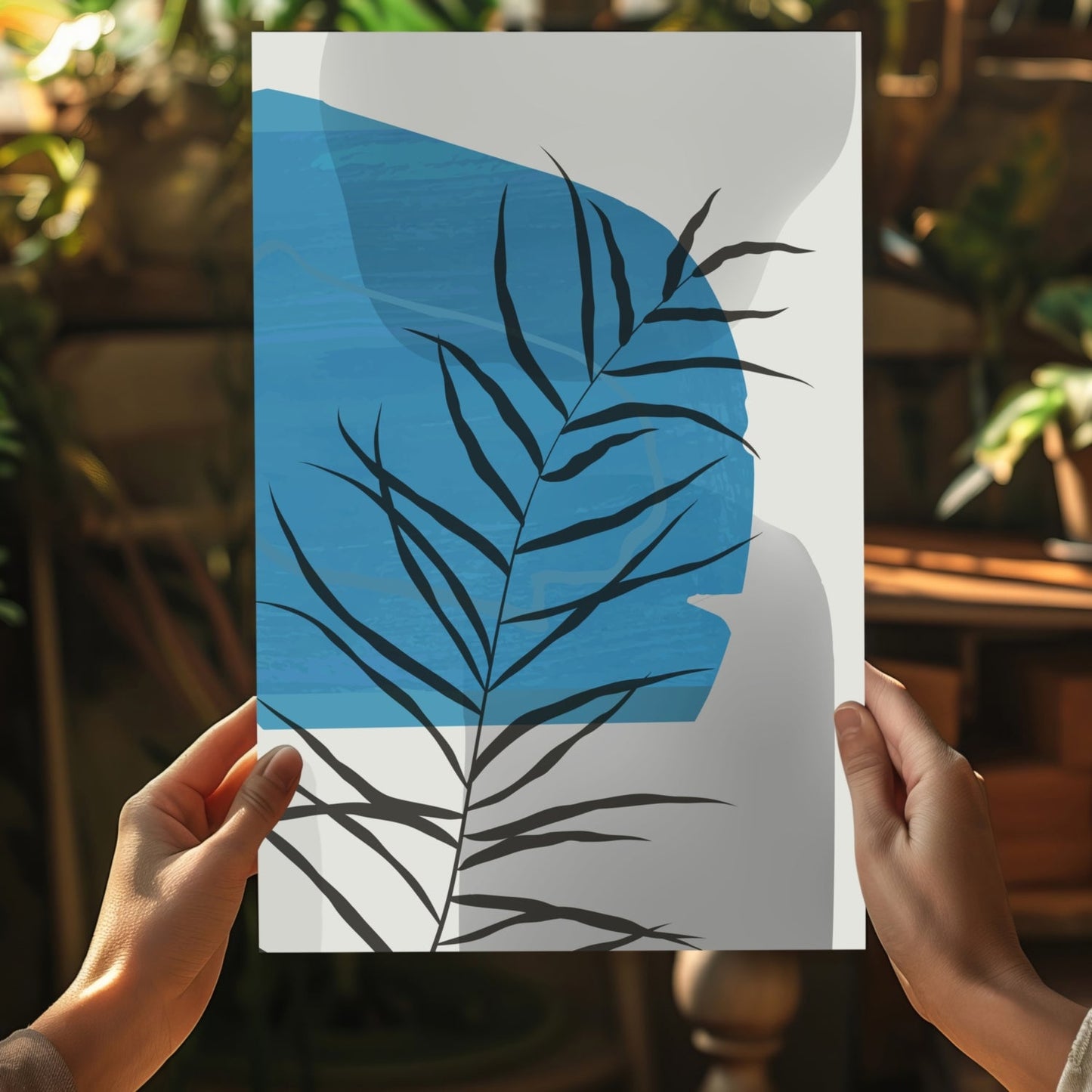 Line Art V9 Aluminum Print