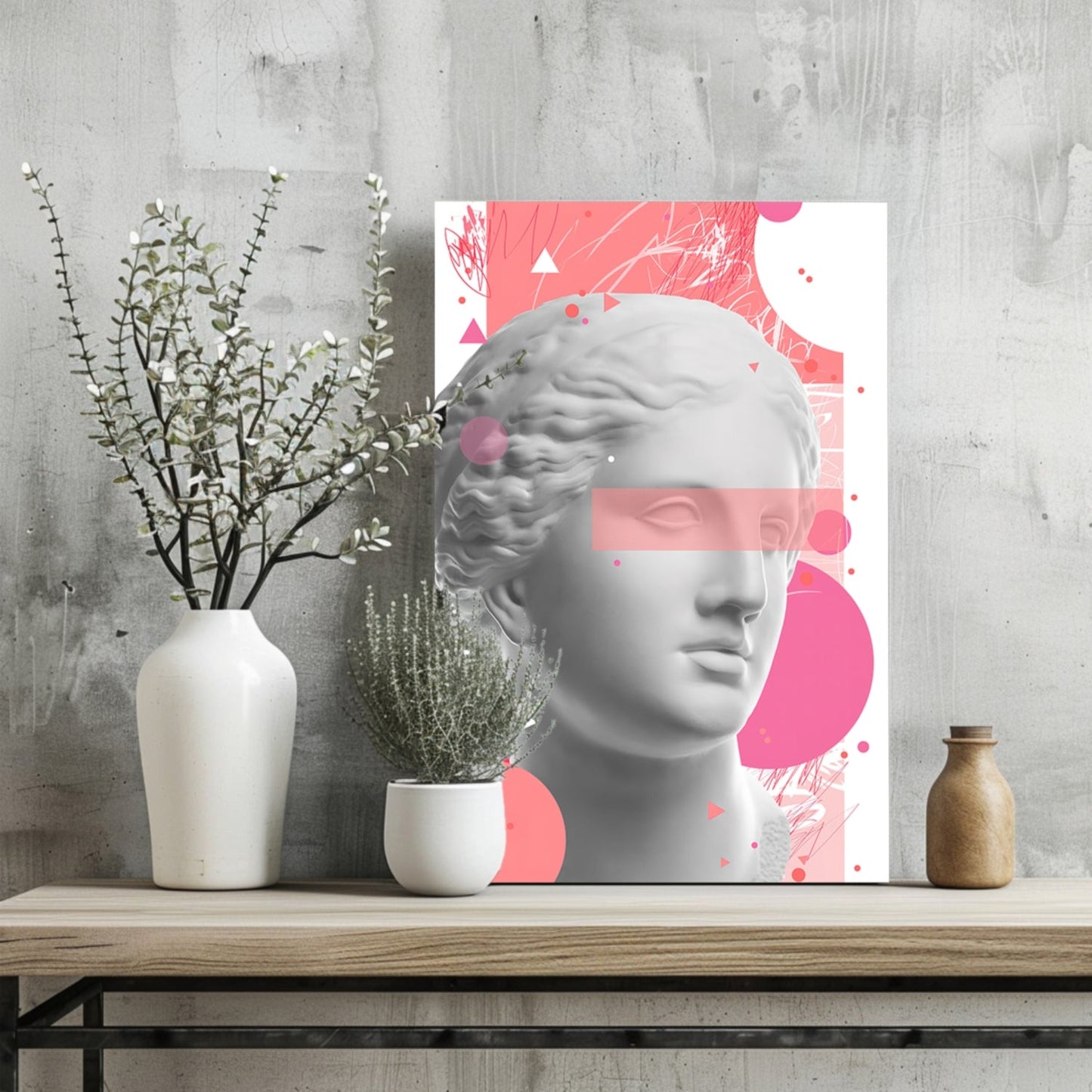 Contemporary Art  Aluminum Print