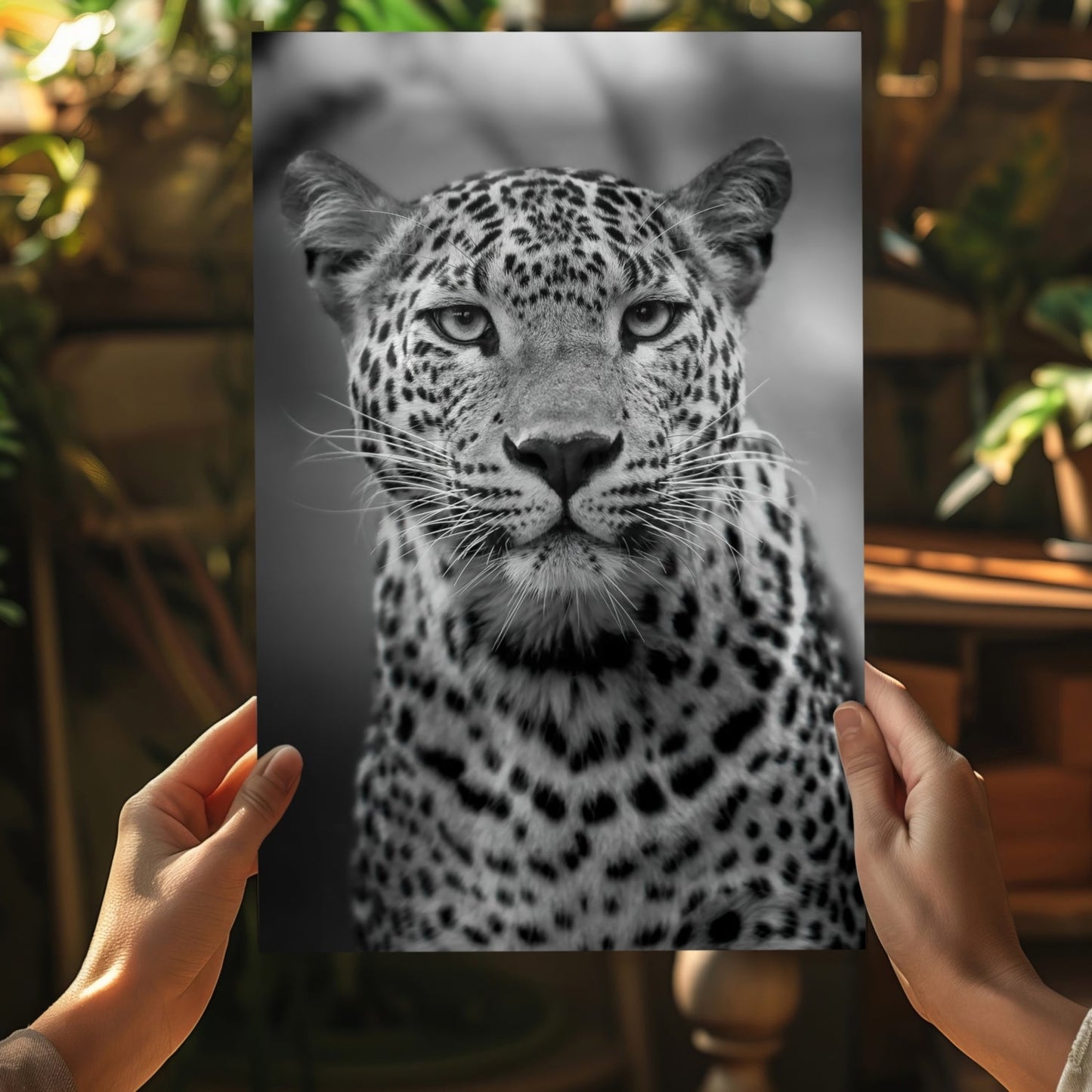 Leopard Aluminum Print
