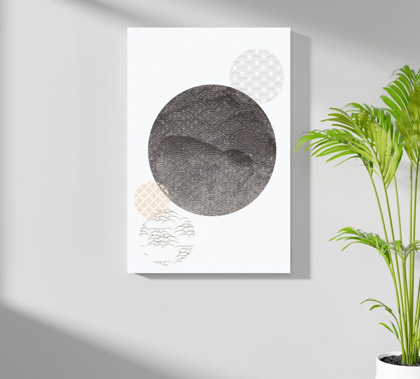 Abstract Art Dots V2 Aluminum Print