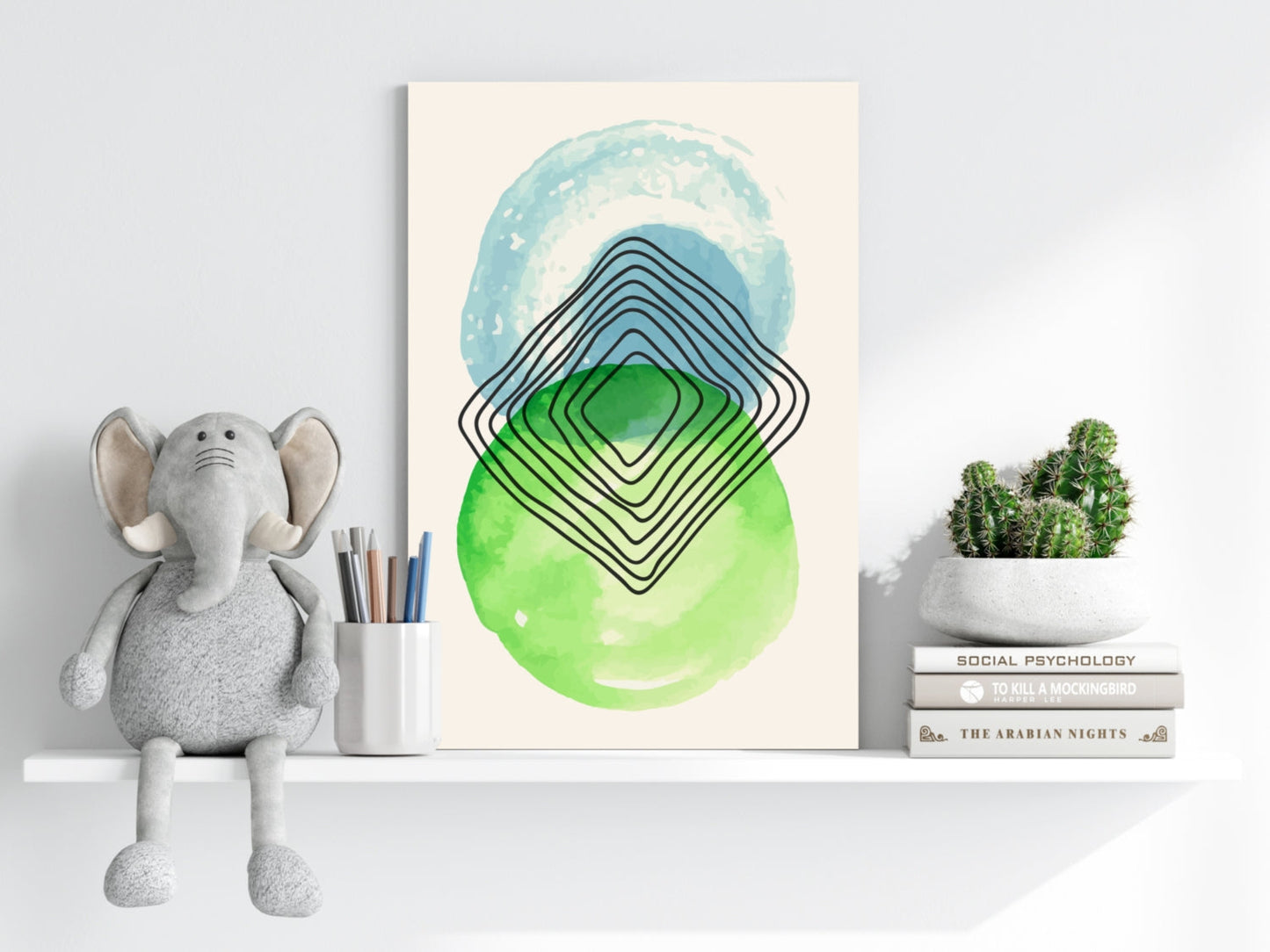 Abstract Gravity V1 Aluminum Print