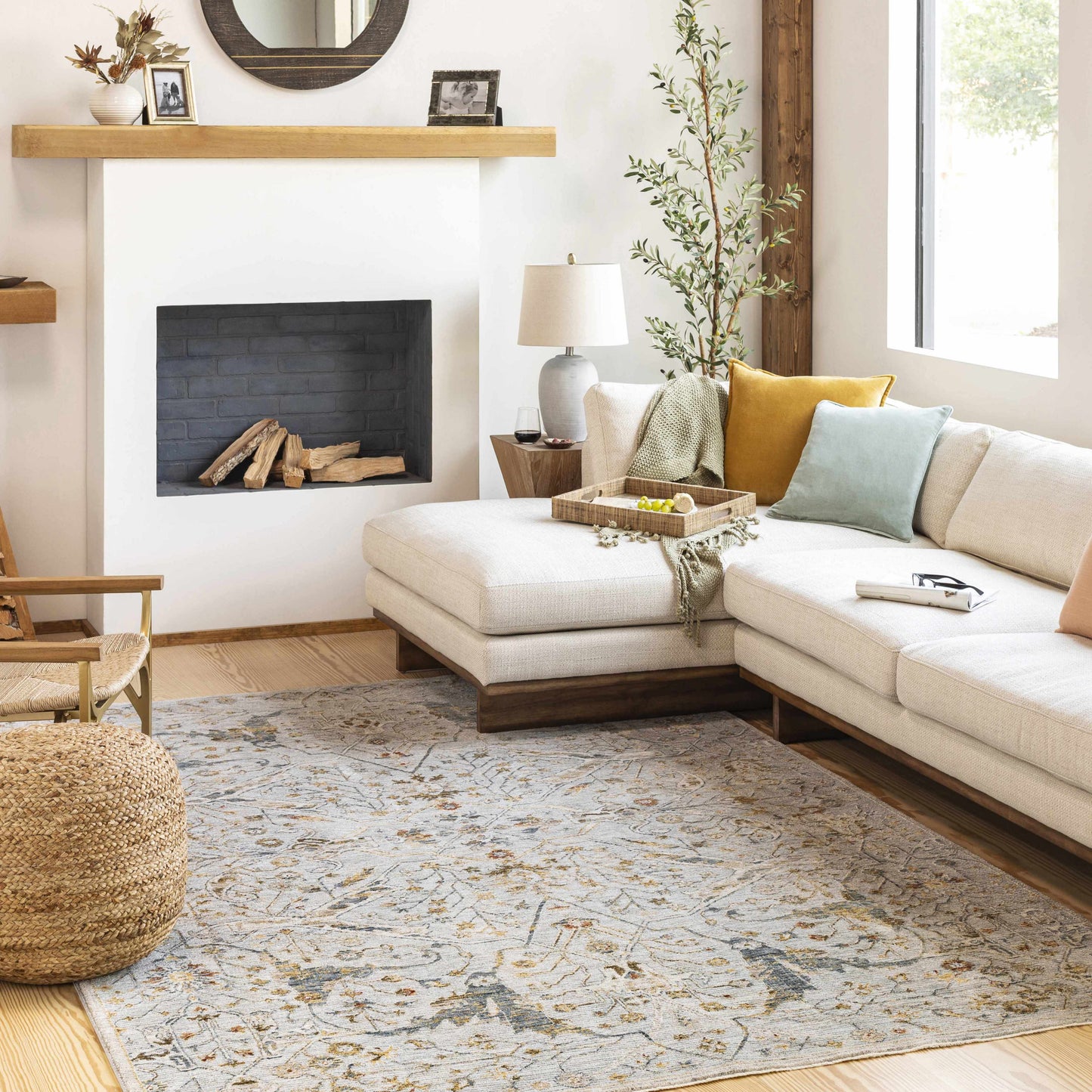 Bornova Luxe Oushak Rug-1