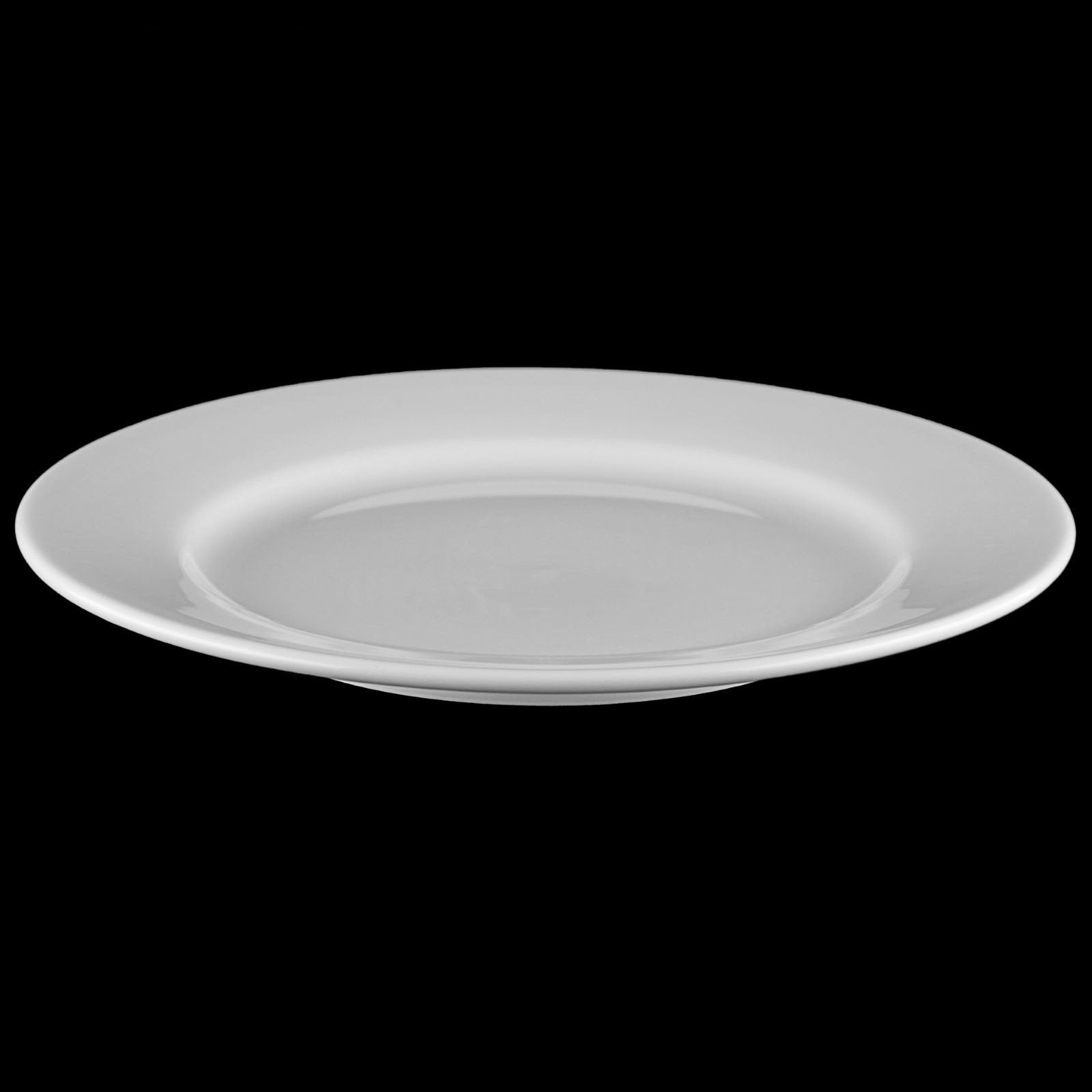 Set Of 12 Professional Rolled Rim White Dessert Plate 7" inch | 18 Cm-1