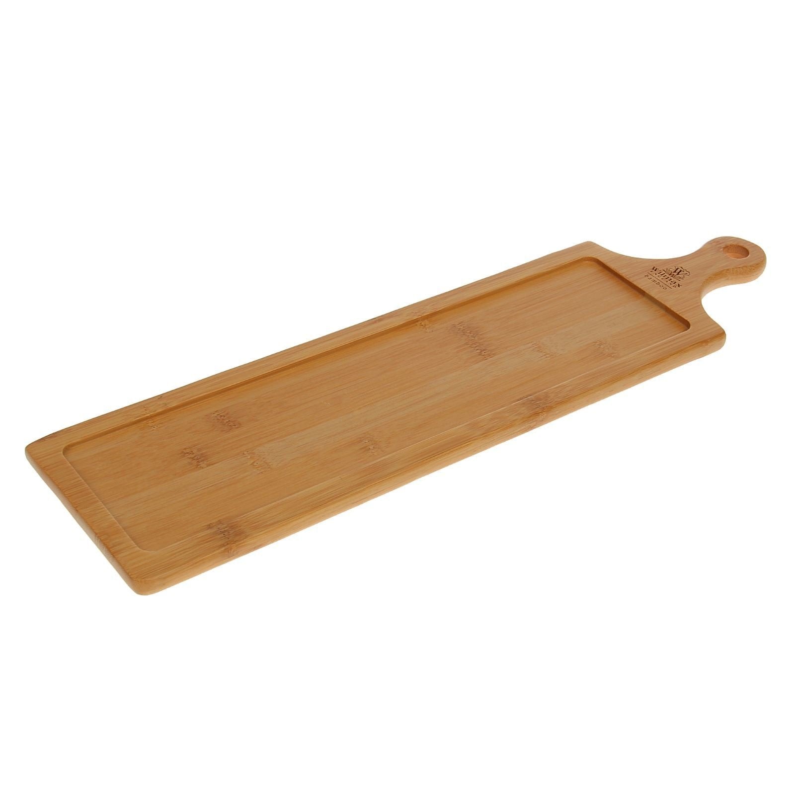Bamboo Tray 18" inch X 4.75" inch | For Appetizers / Barbecue / Burger Sliders-4