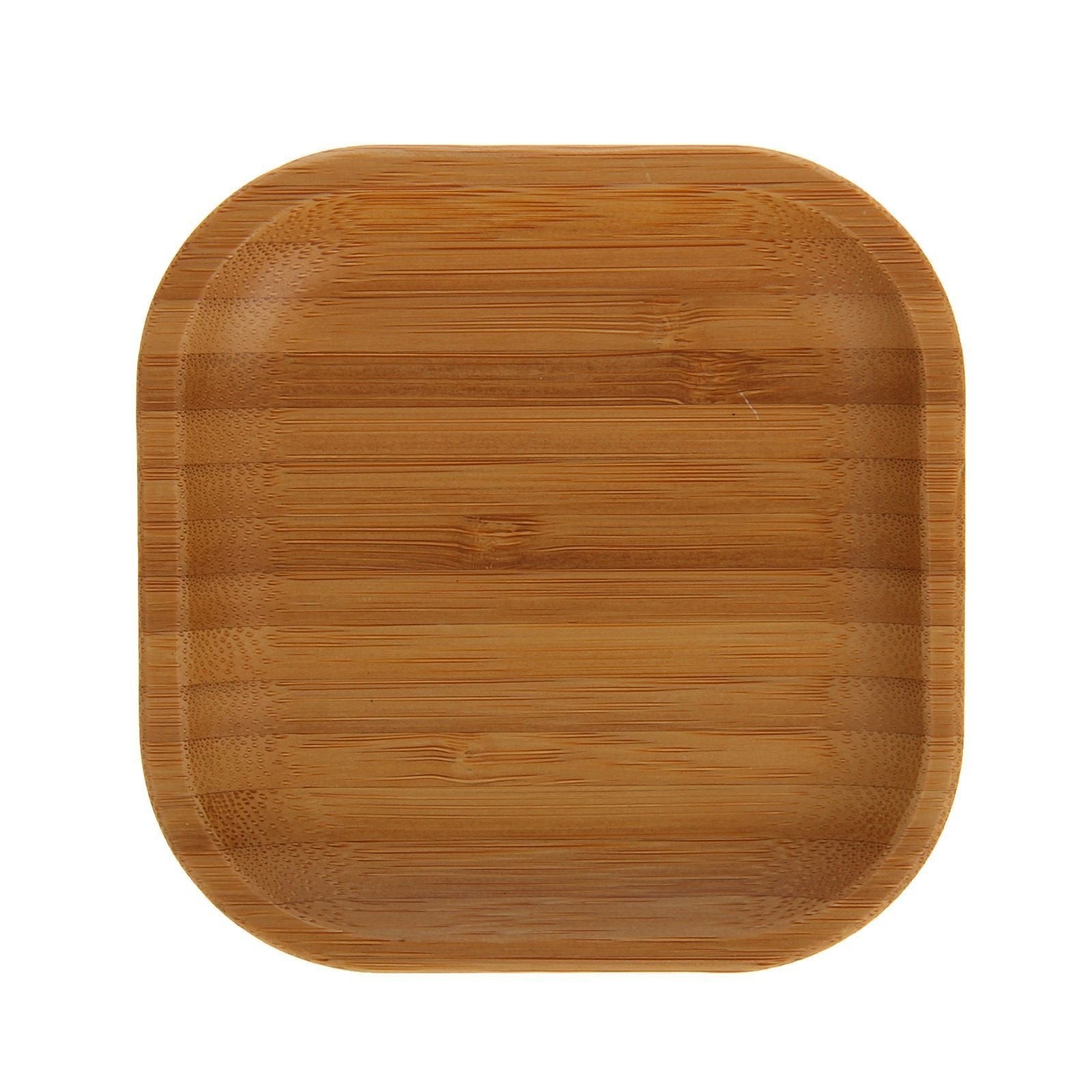 Bamboo Square Plate 4" inchX 4" inch | For Appetizers-0