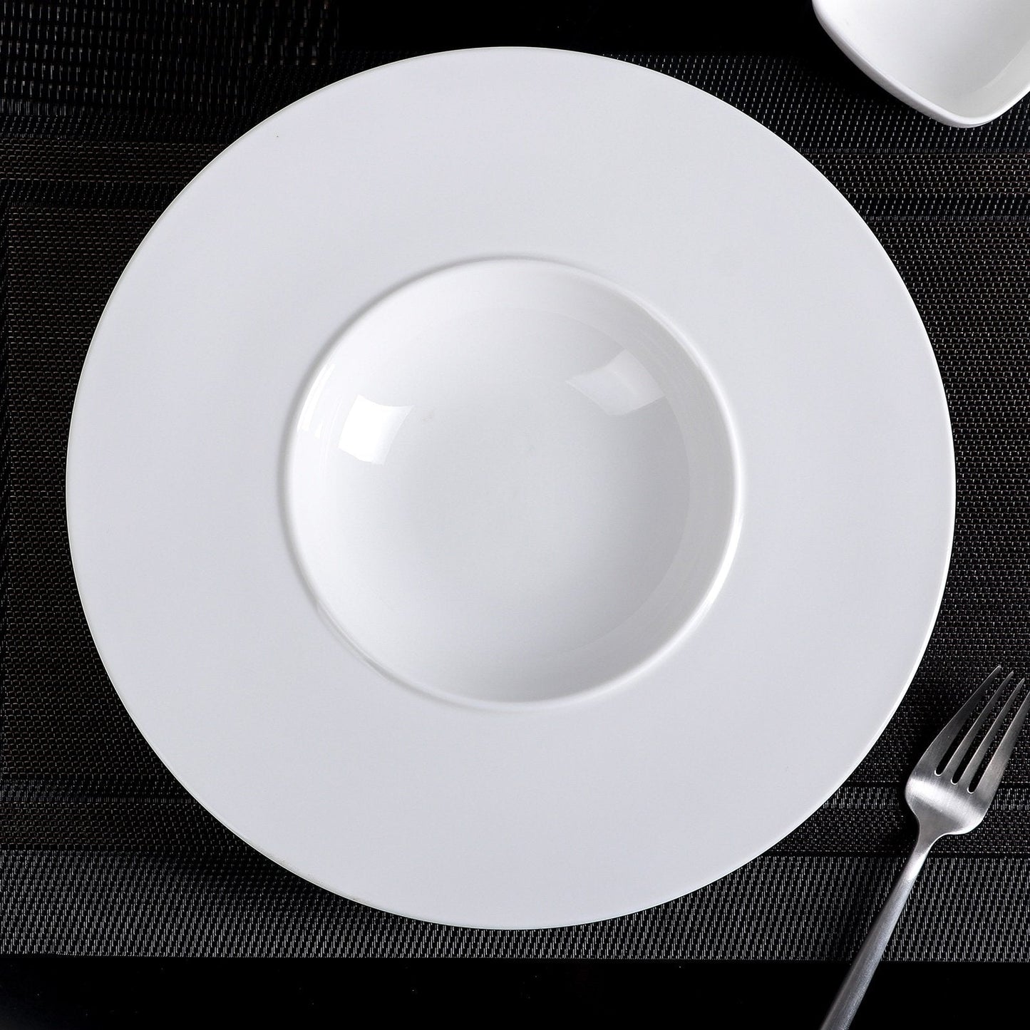 White Deep Plate 11" inch | 28 Cm 9 Fl Oz | 280 Ml-1