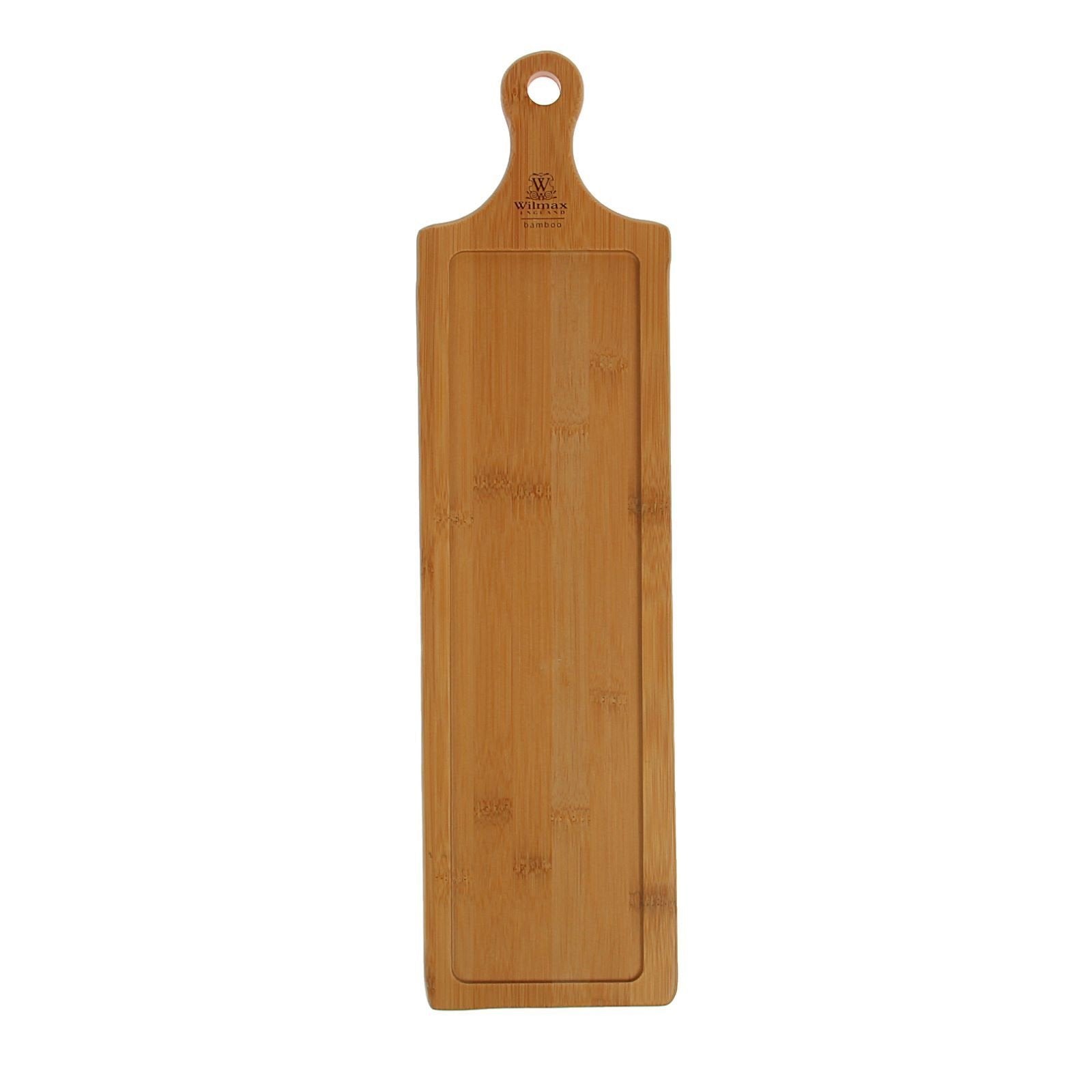 Bamboo Tray 18" inch X 4.75" inch | For Appetizers / Barbecue / Burger Sliders-1