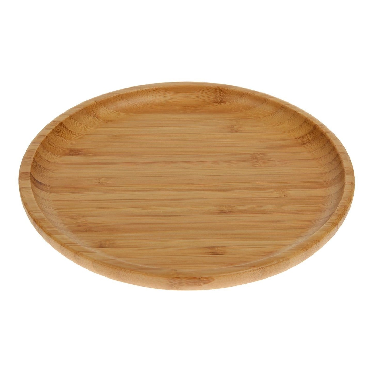 Bamboo Round Plate 9" inch |For Appetizers / Barbecue / Steak-2
