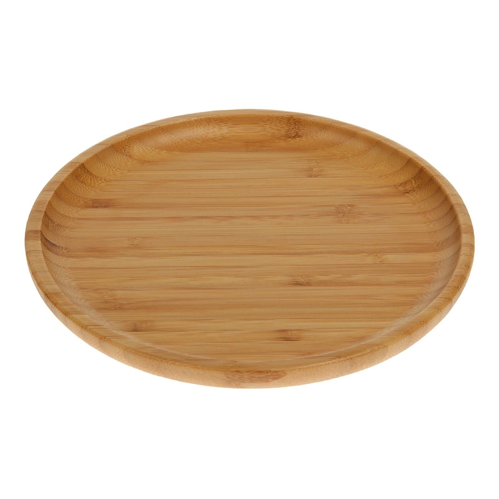 Bamboo Round Plate 9" inch |For Appetizers / Barbecue / Steak-2