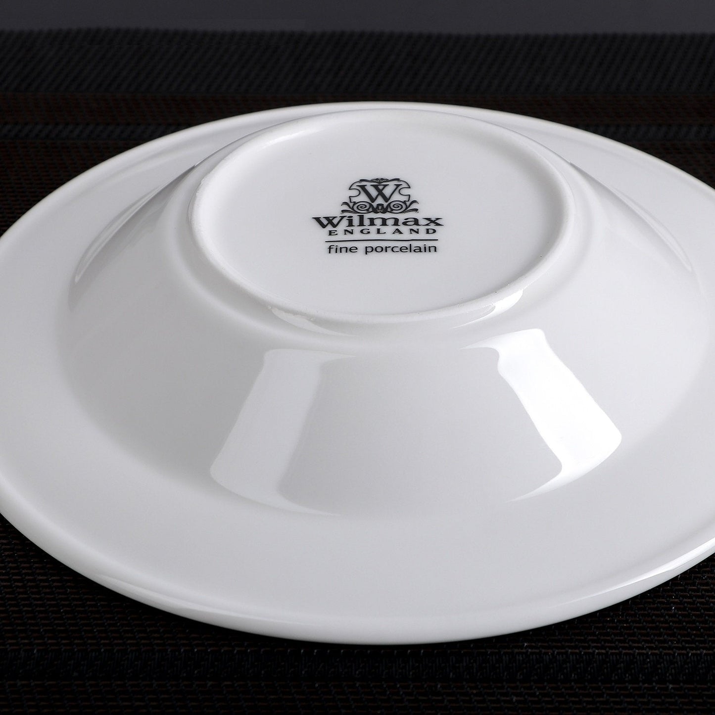 Professional Rolled Rim White Deep Plate 8" inch | 8 Fl Oz-3