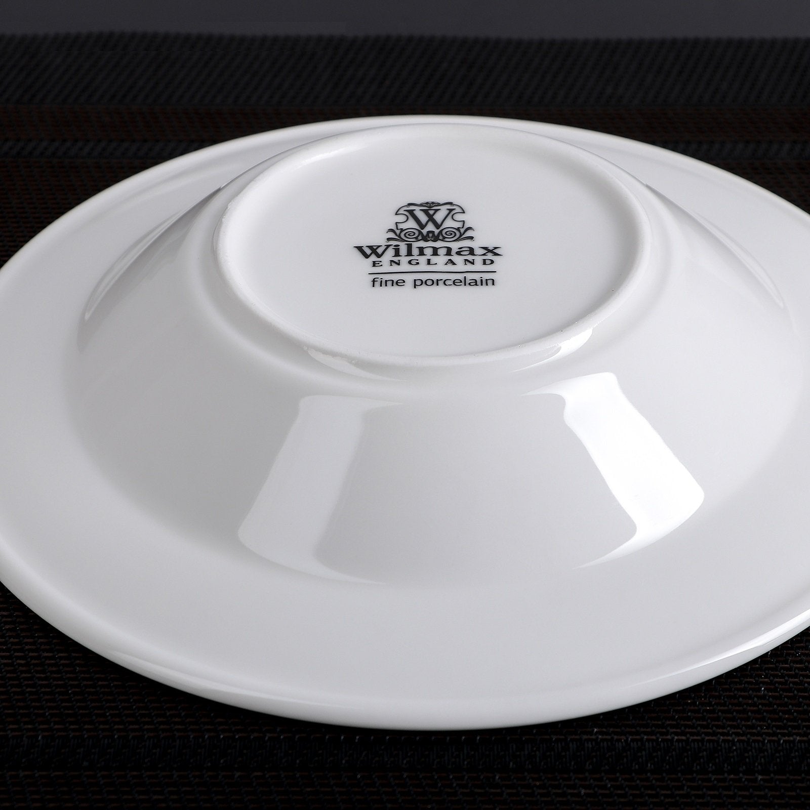 Professional Rolled Rim White Deep Plate 8" inch | 8 Fl Oz-3