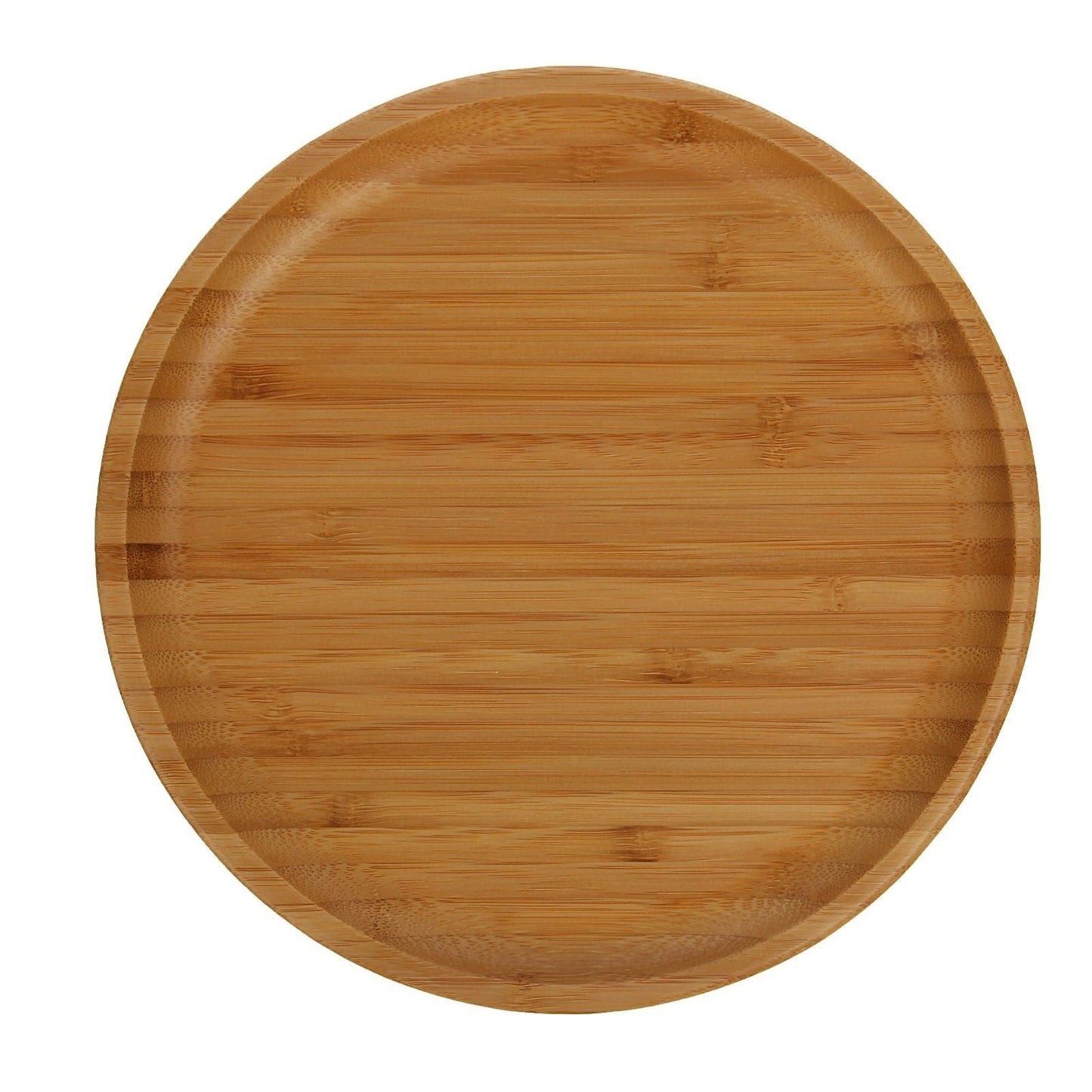 Bamboo Round Plate 9" inch |For Appetizers / Barbecue / Steak-1