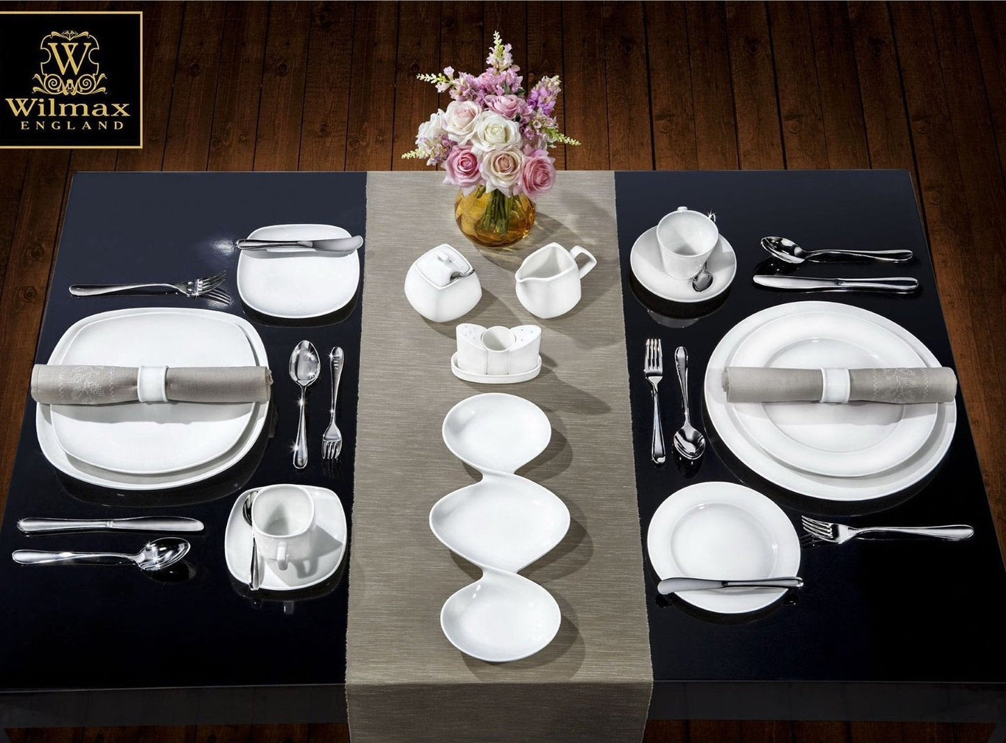 White Salt & Pepper Set-4