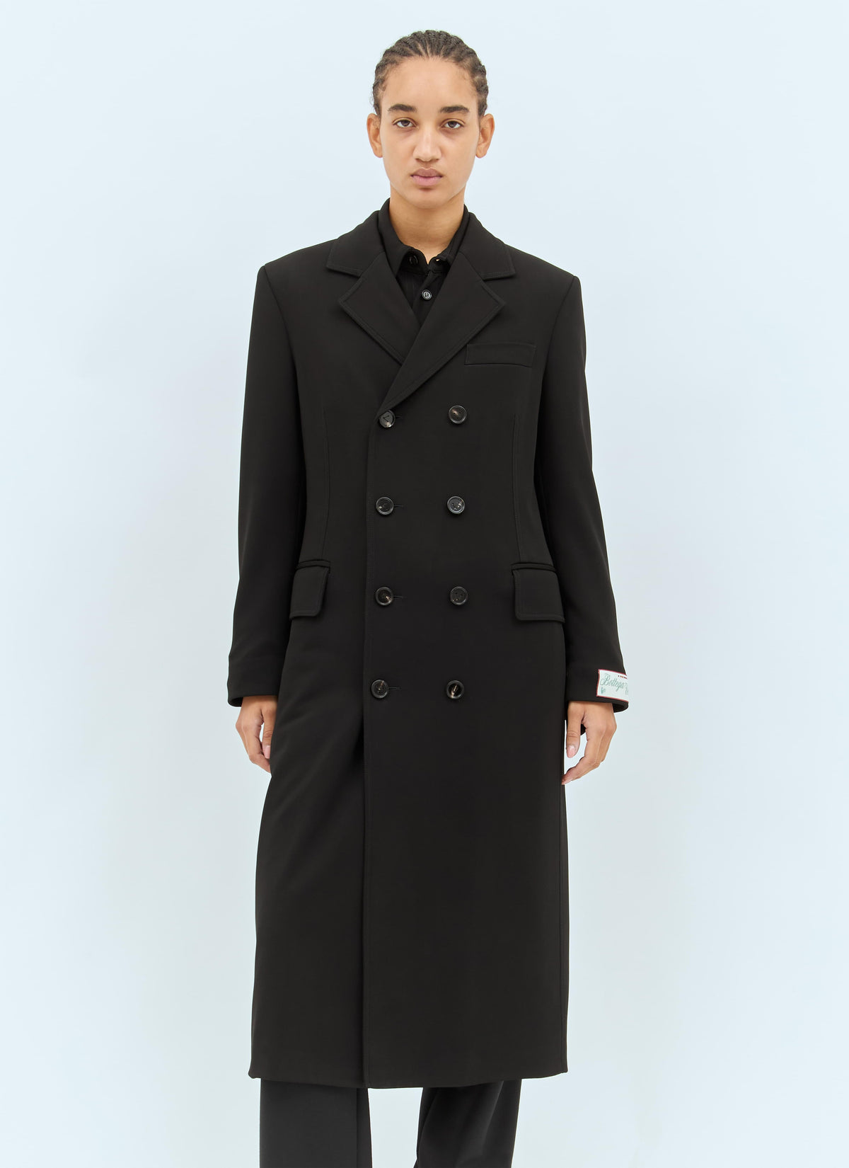 Bottega Veneta Women Matt Fluid Viscose Jersey Coat
