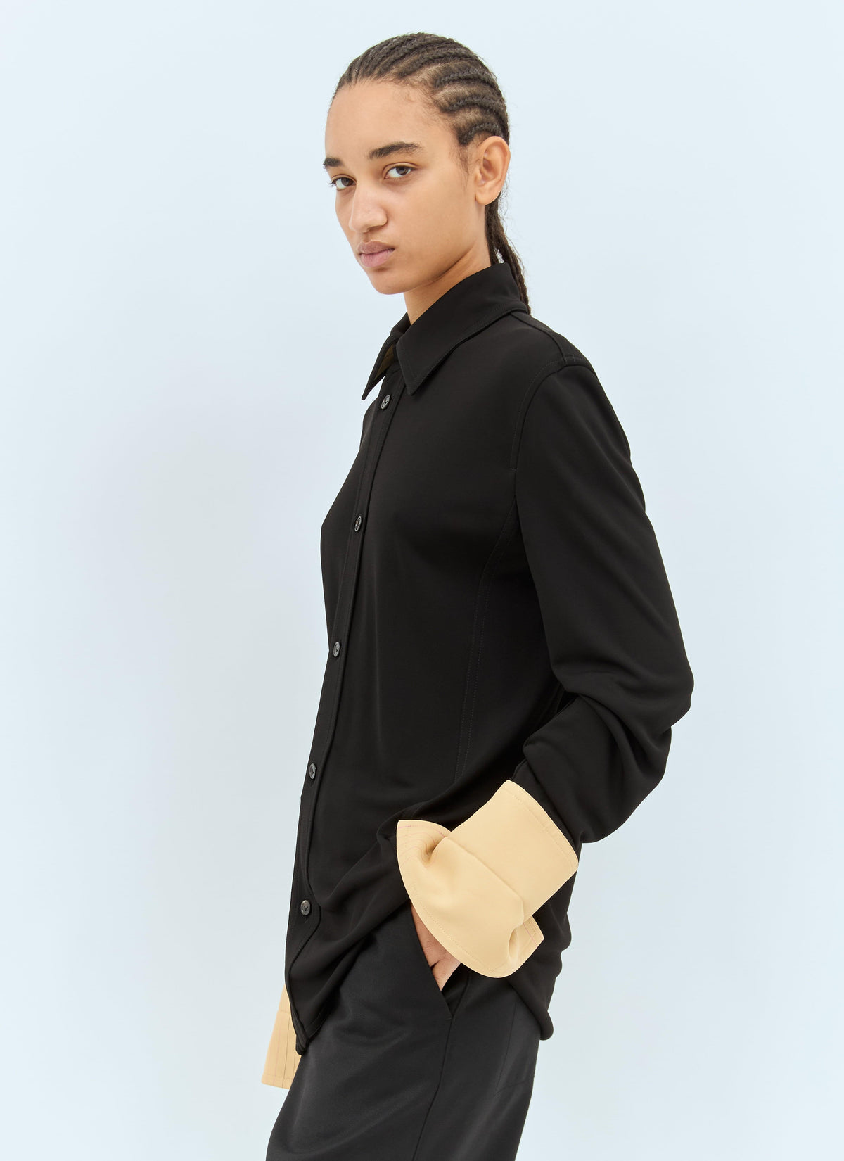 Bottega Veneta Women Fluid Long-Sleeve Shirt