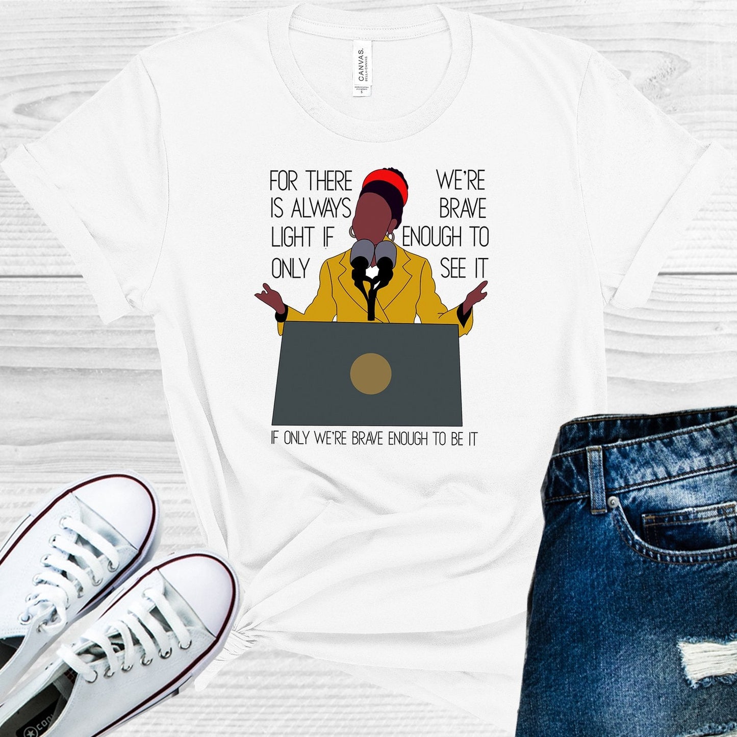 For There is Always Light If We're Brave Enough to See It Graphic Tee