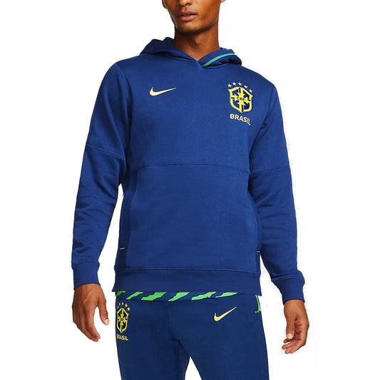 Brazil national team Casual fleece travel tracksuit 2022/23 - Nike-0