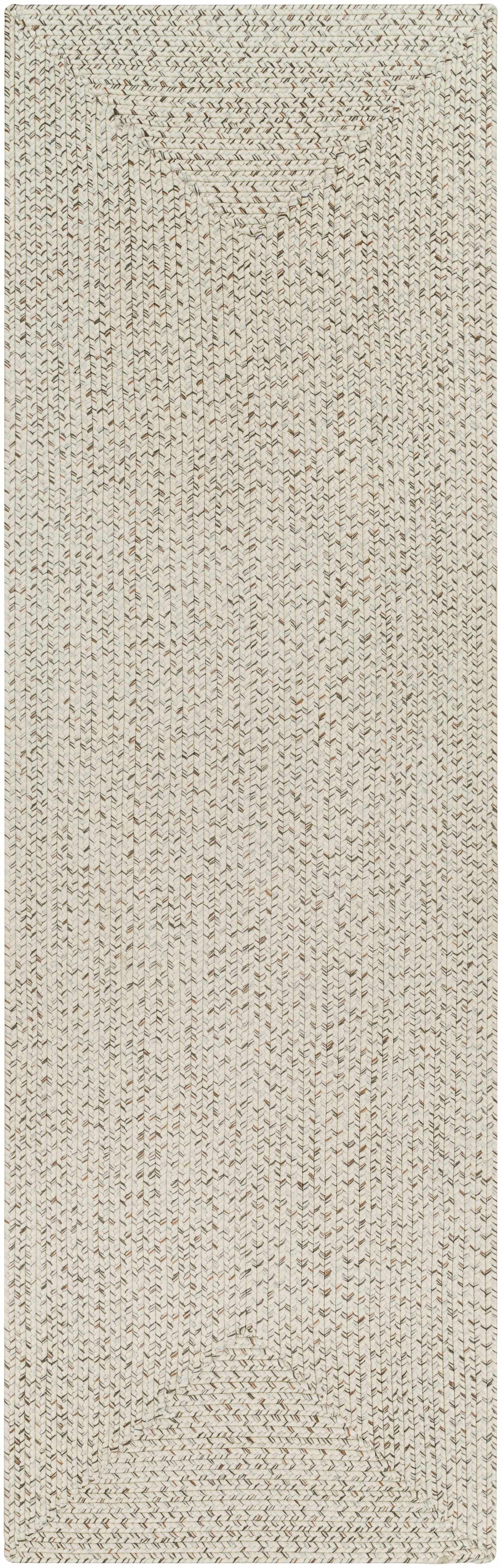 Beige Braided Faux Jute Rug-6