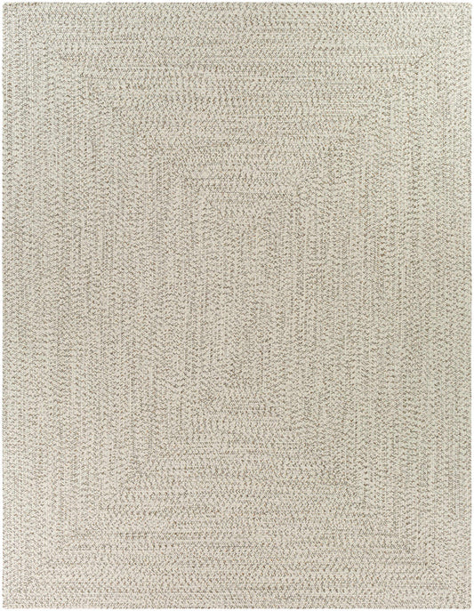 Beige Braided Faux Jute Rug-0