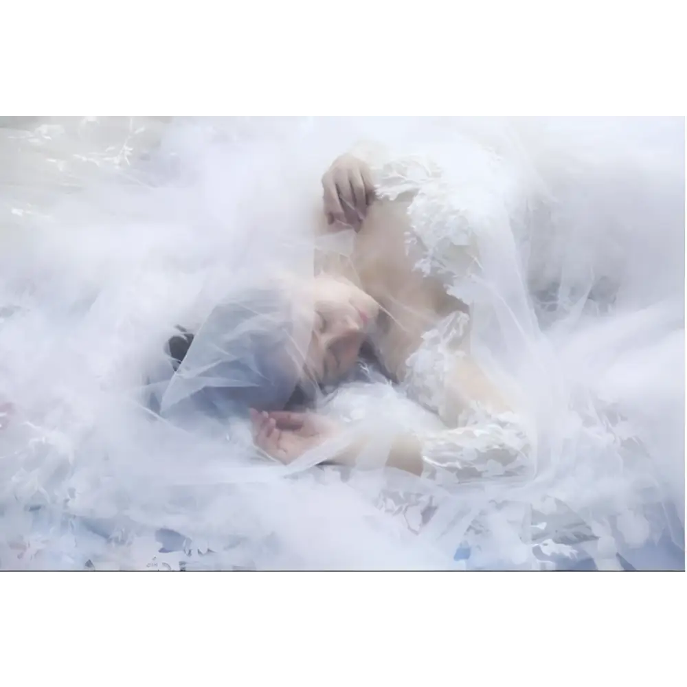 Bridal Wedding Veil Widened Tail