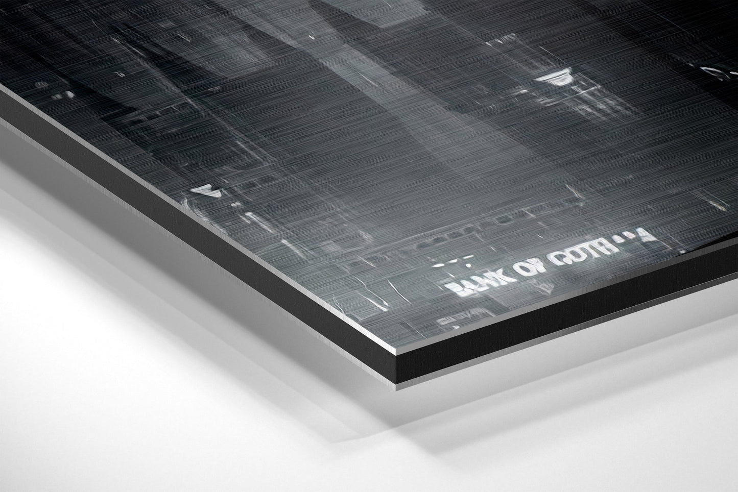 Batman Brushed Aluminium Dibond Wall Art