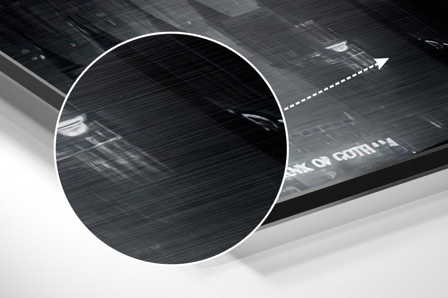 Batman Brushed Aluminium Dibond Wall Art