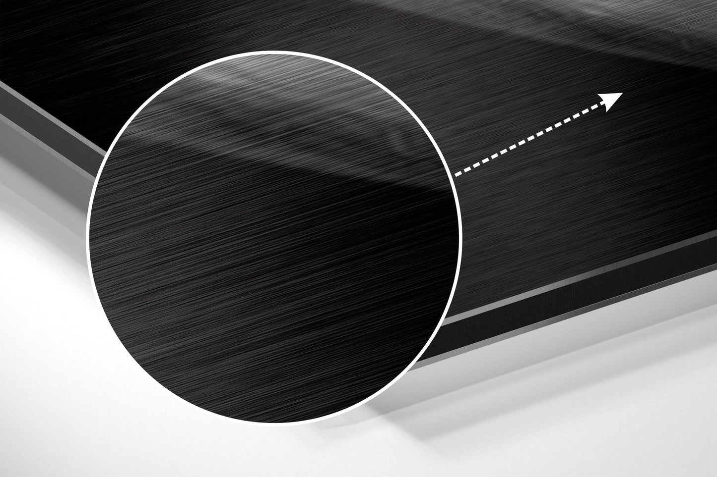 Money Brushed Aluminium Dibond Wall Art