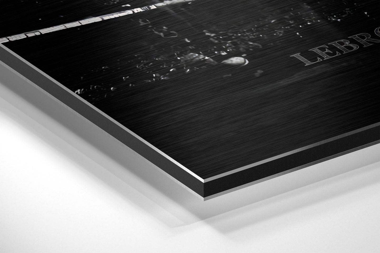 LeBron James Brushed Aluminium Dibond Wall Art