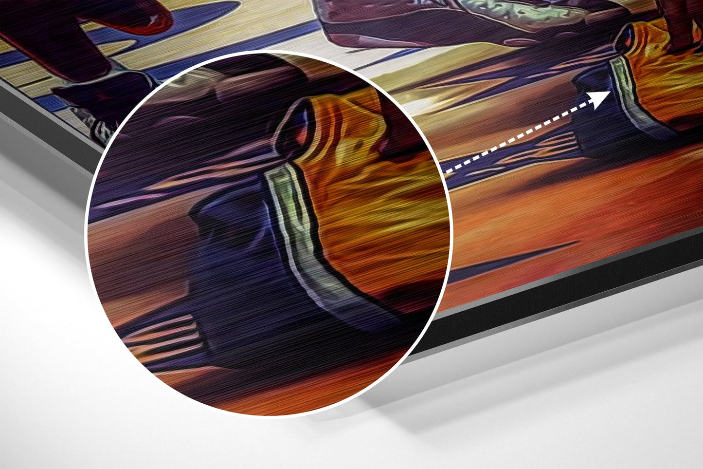 Respect for Kobe Brushed Aluminium Dibond Wall Art