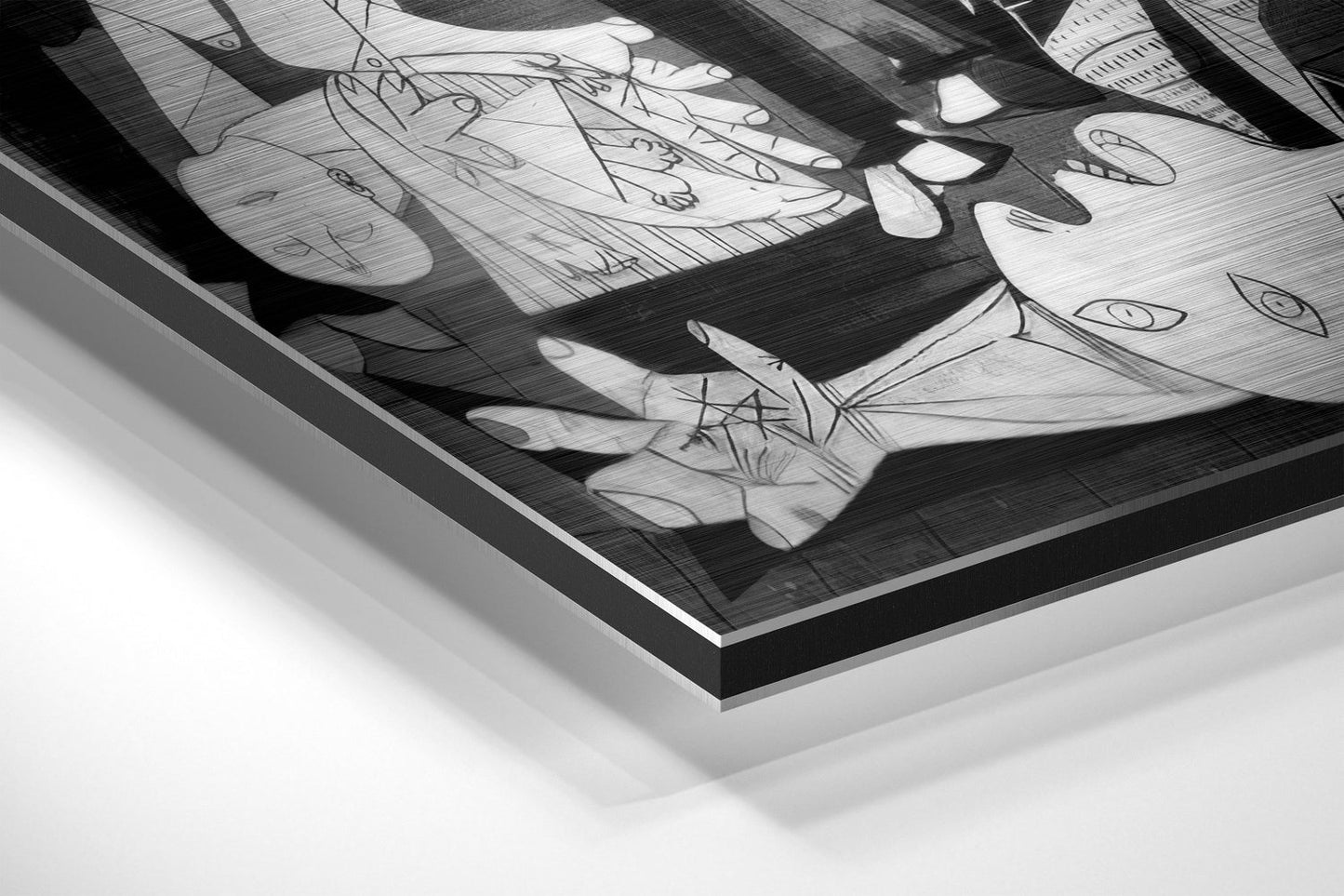 Guernica by Picasso Brushed Aluminium Dibond Wall Art