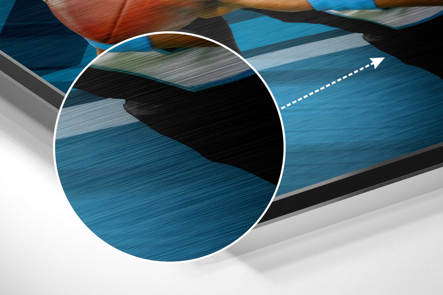 Carolina Panthers Brushed Aluminium Dibond Wall Art