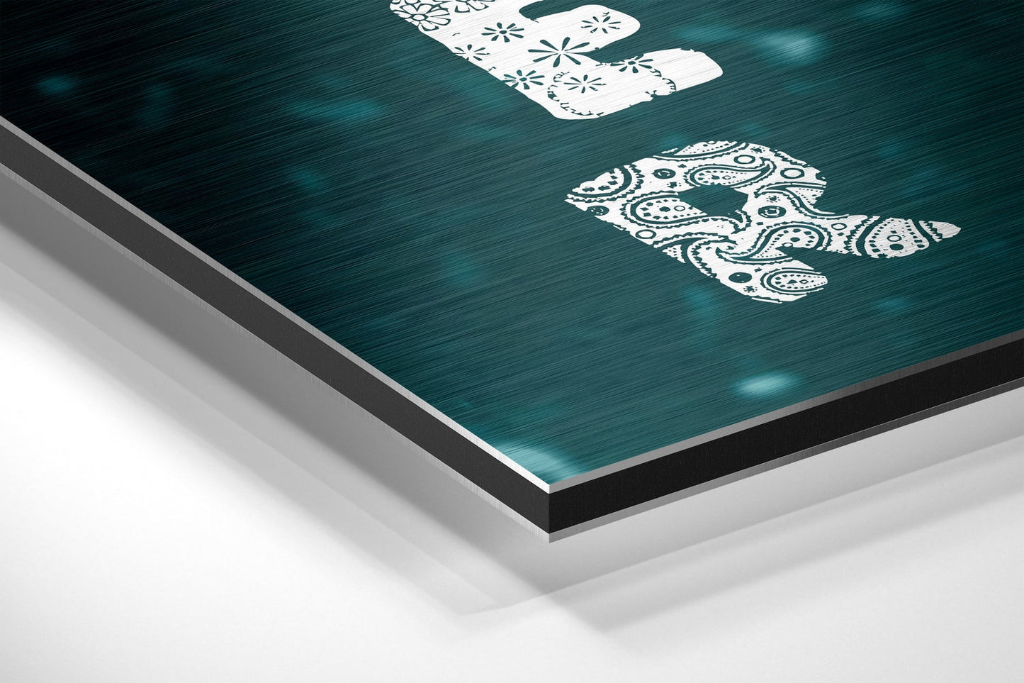 Joker Brushed Aluminium Dibond Wall Art