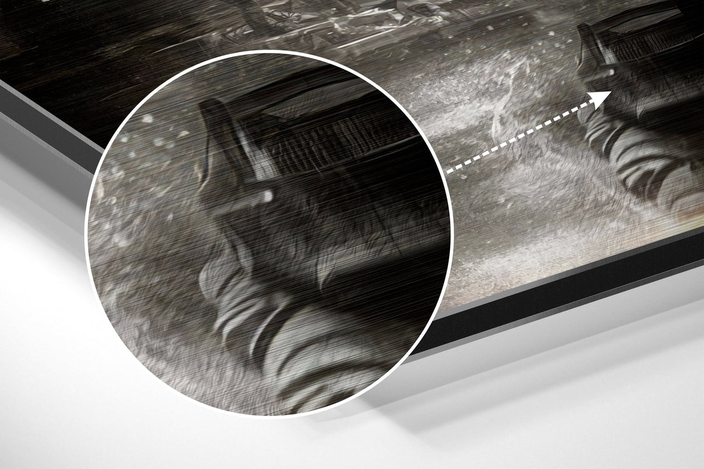 Batman Brushed Aluminium Dibond Wall Art
