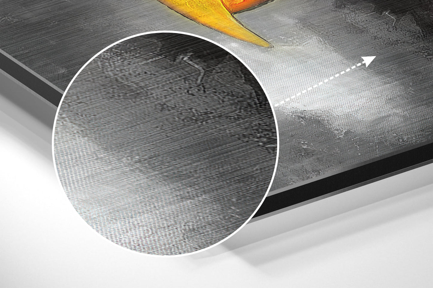 Eagle Brushed Aluminium Dibond Wall Art