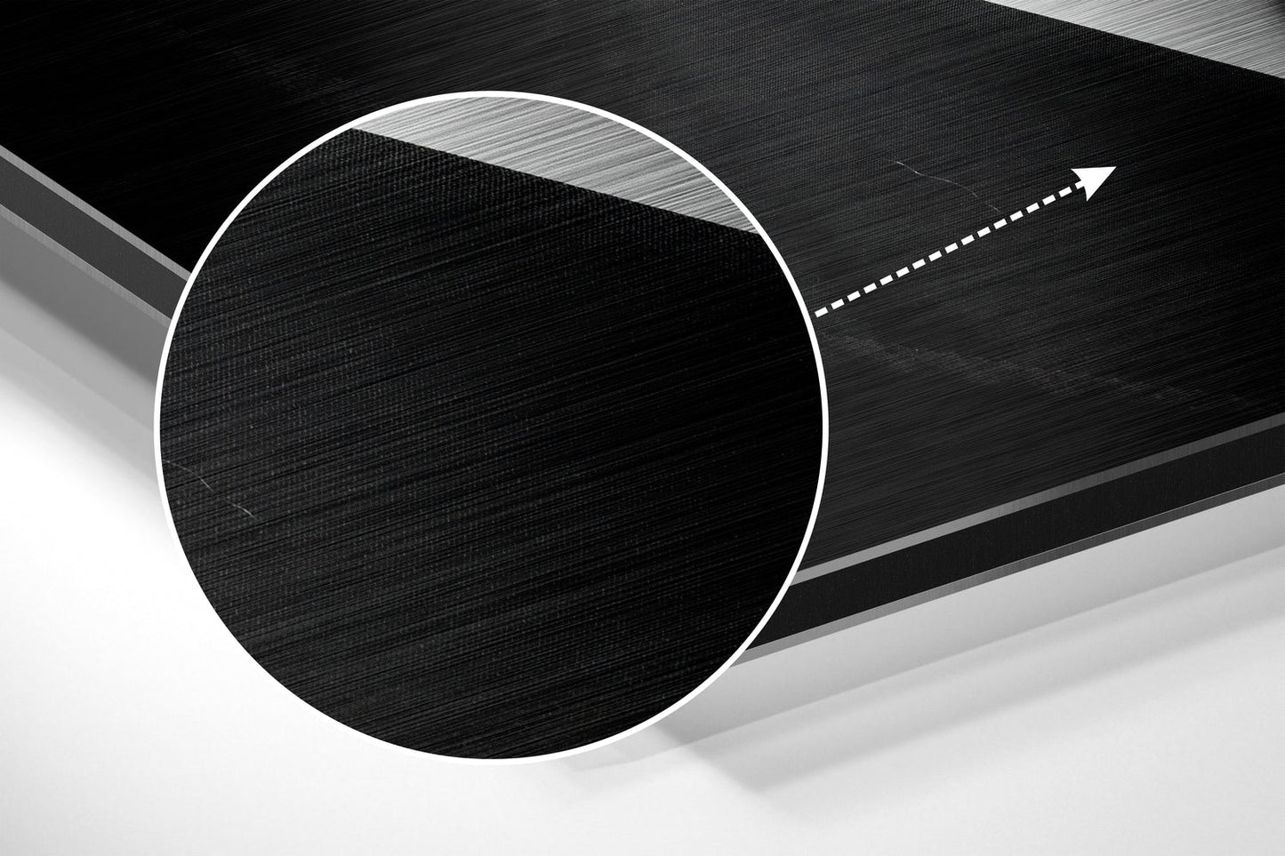 Smoke Brushed Aluminium Dibond Wall Art-2
