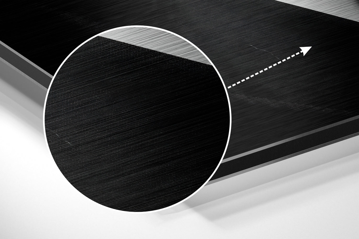 Smoke Brushed Aluminium Dibond Wall Art-2