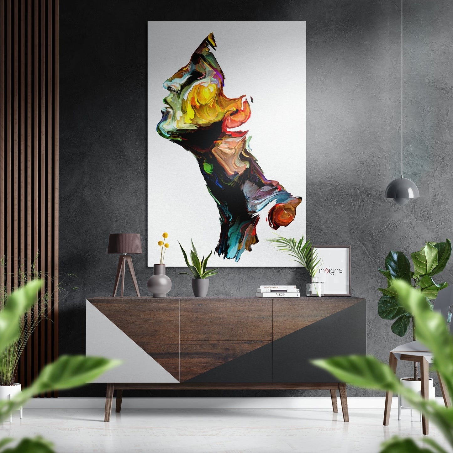 Colorful Feelings Brushed Aluminium Dibond Wall Art