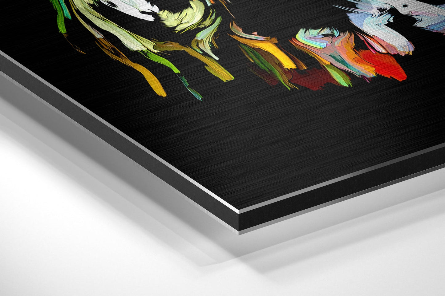 Colorful Feelings Brushed Aluminium Dibond Wall Art