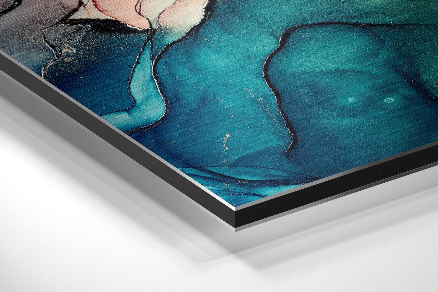 Marbleous Brushed Aluminium Dibond Wall Art