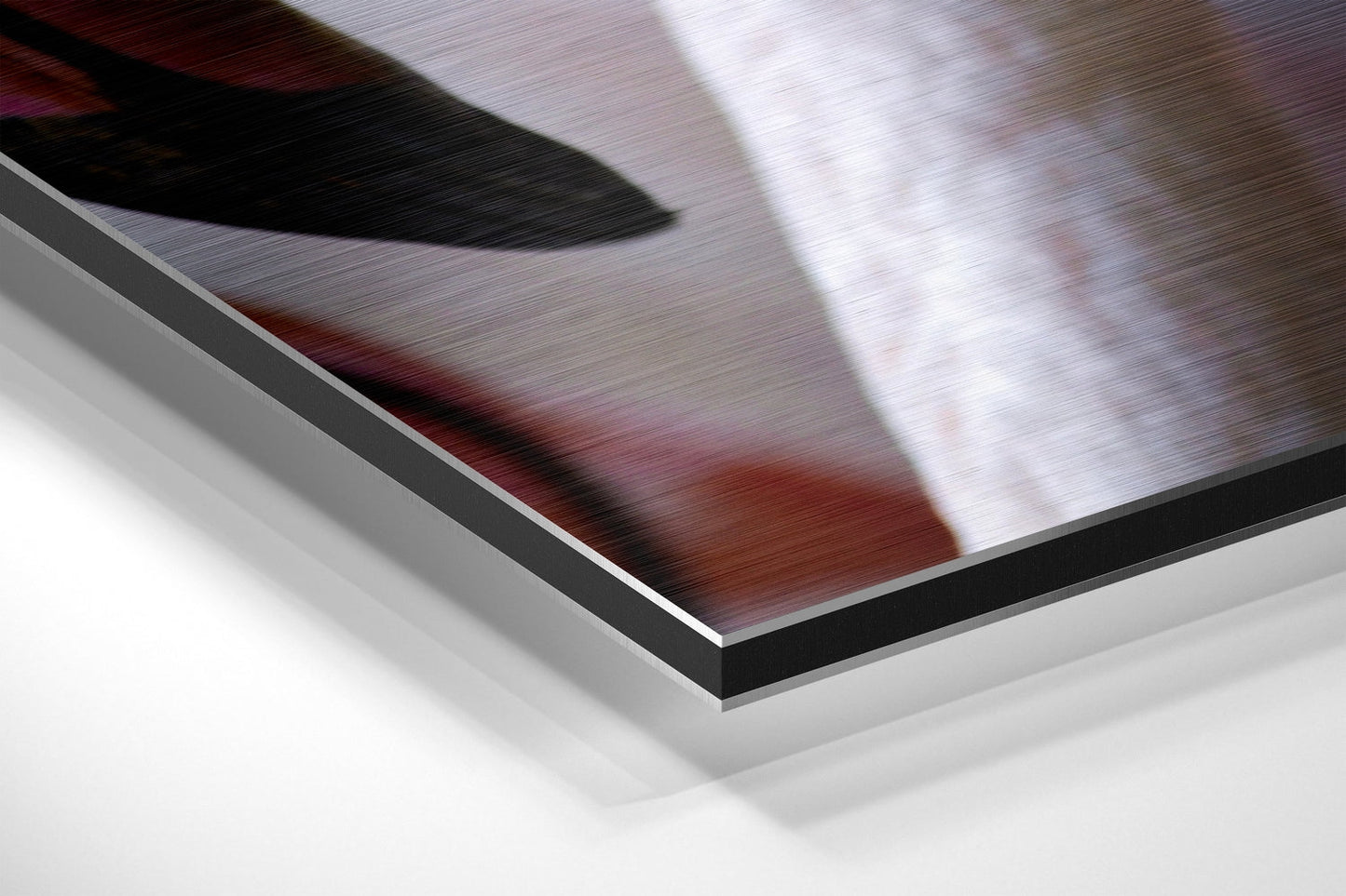 Flamingos Brushed Aluminium Dibond Wall Art