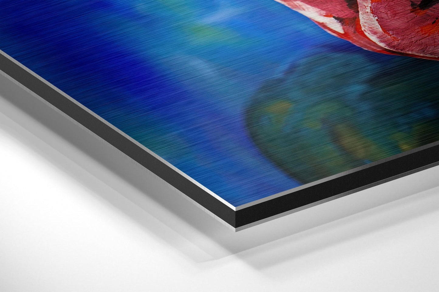 Woman Brushed Aluminium Dibond Wall Art
