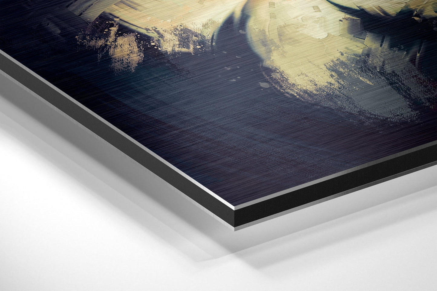 Flowers Brushed Aluminium Dibond Wall Art