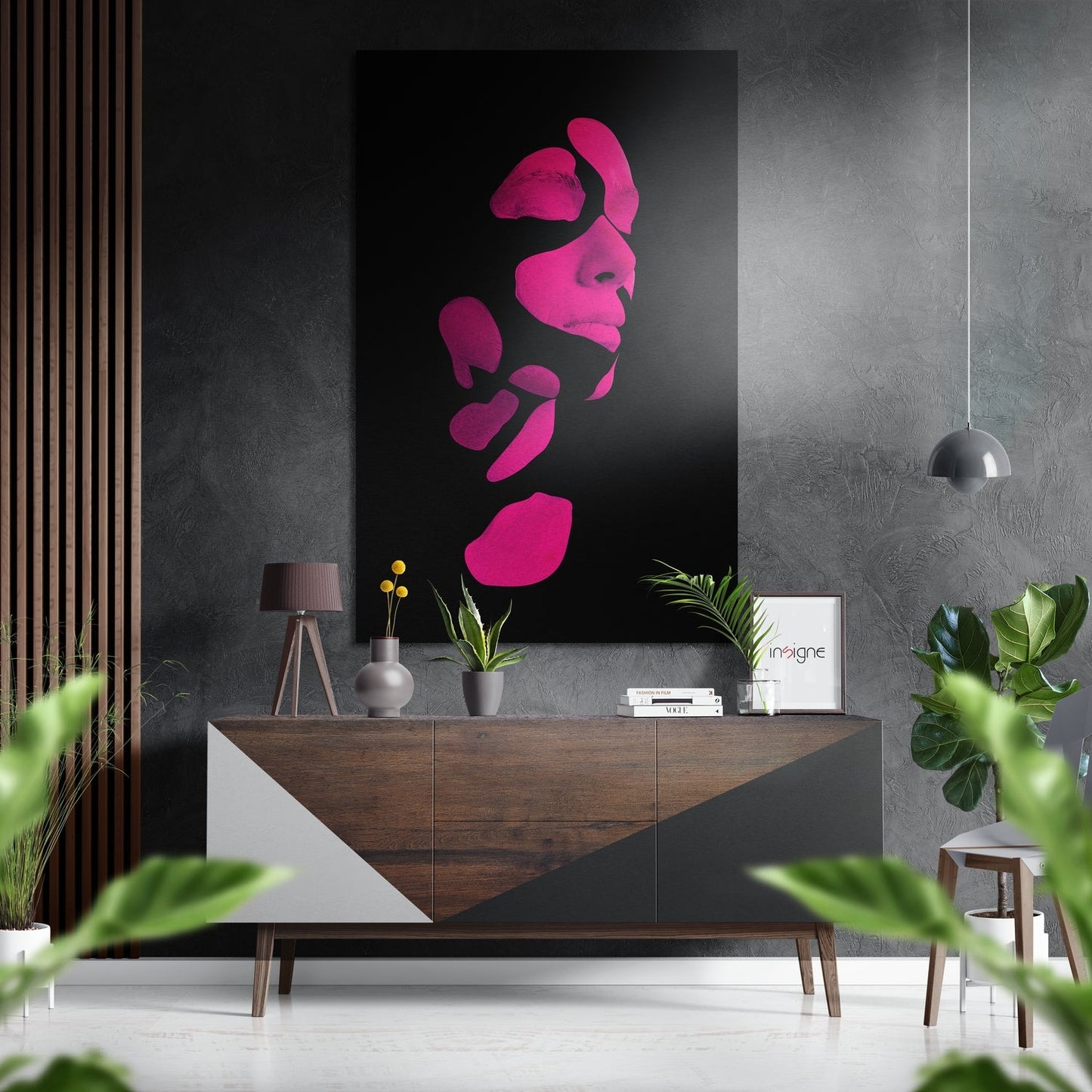 Woman in Pieces Brushed Aluminium Dibond Wall Art