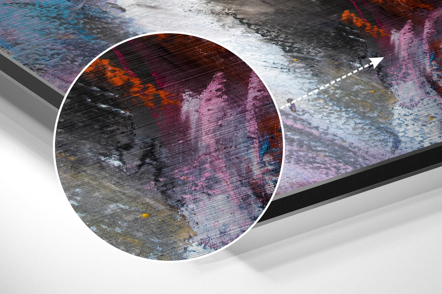 Horse Brushed Aluminium Dibond Wall Art