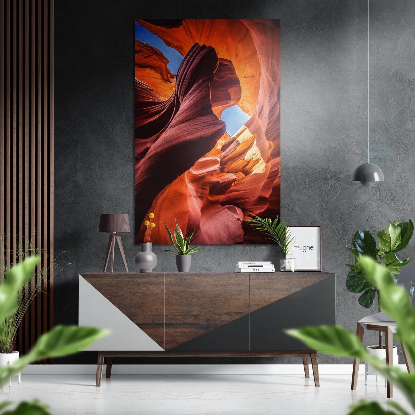 Grand Canyon Brushed Aluminium Dibond Wall Art