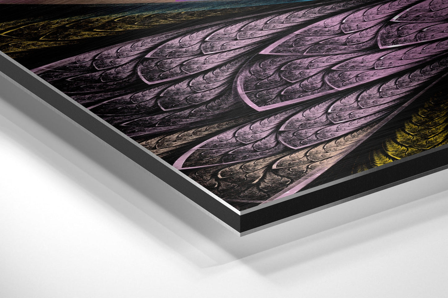 Flower Brushed Aluminium Dibond Wall Art