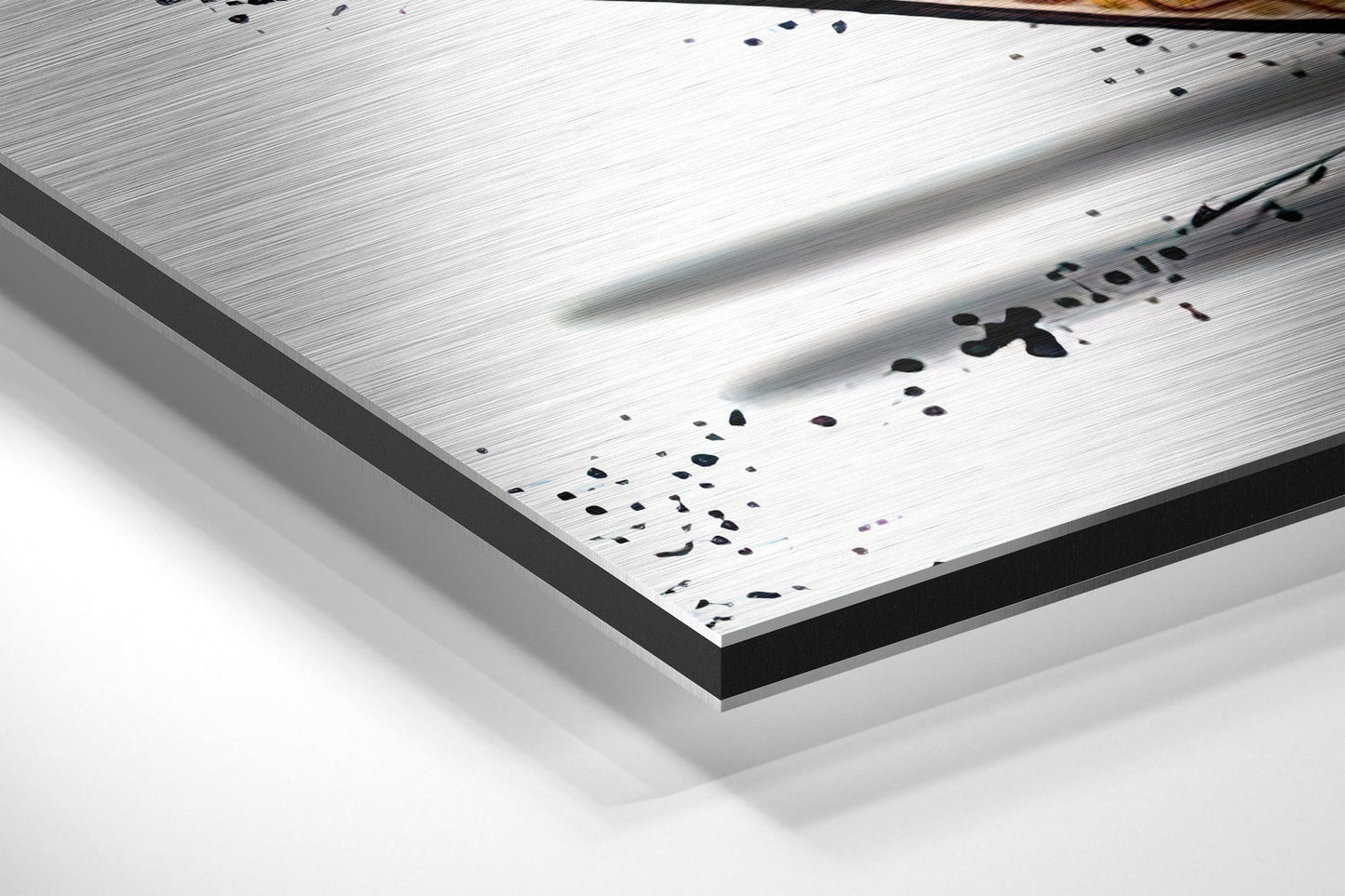 Free Love Brushed Aluminium Dibond Wall Art