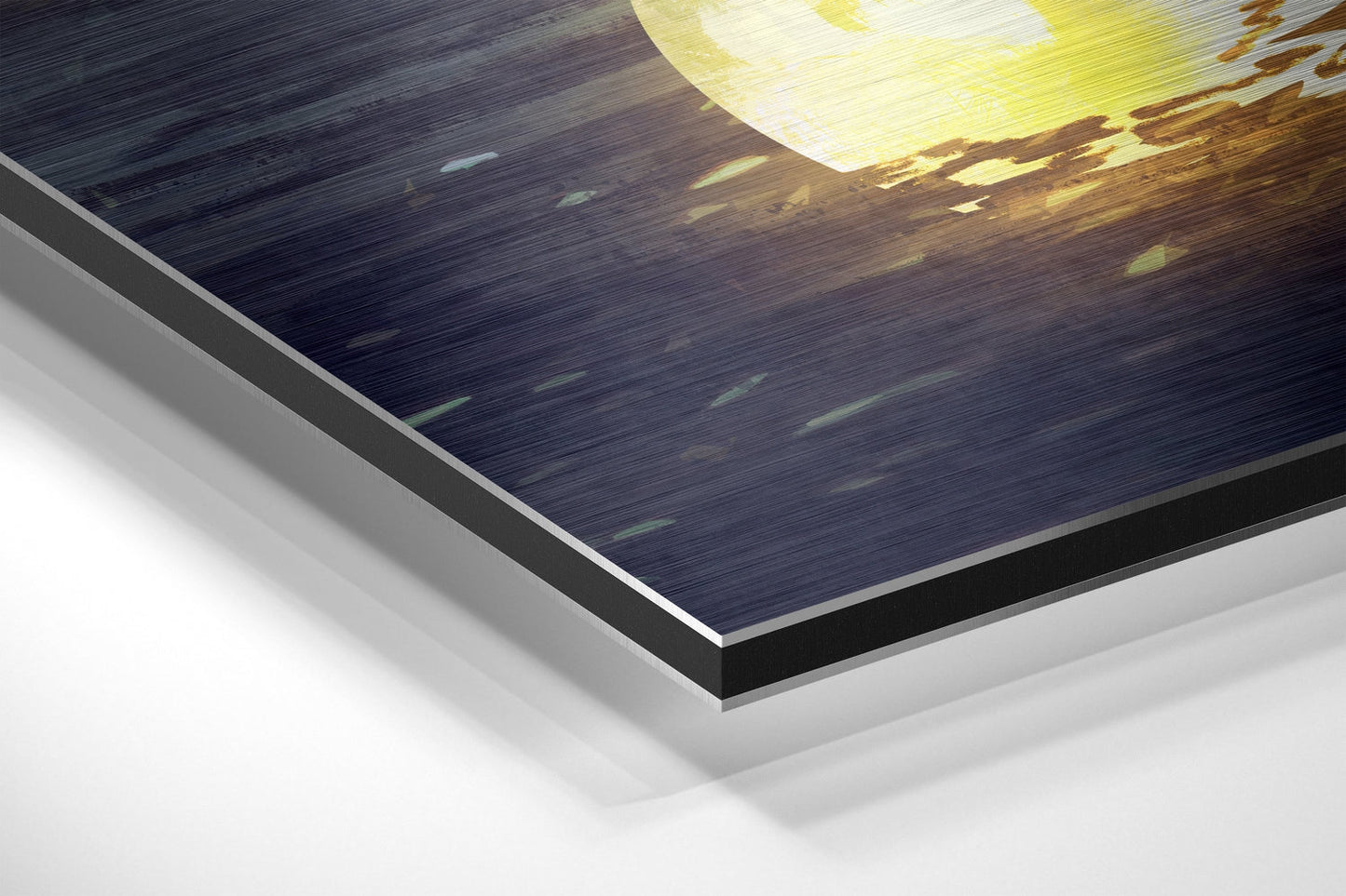 Moon Collector Brushed Aluminium Dibond Wall Art