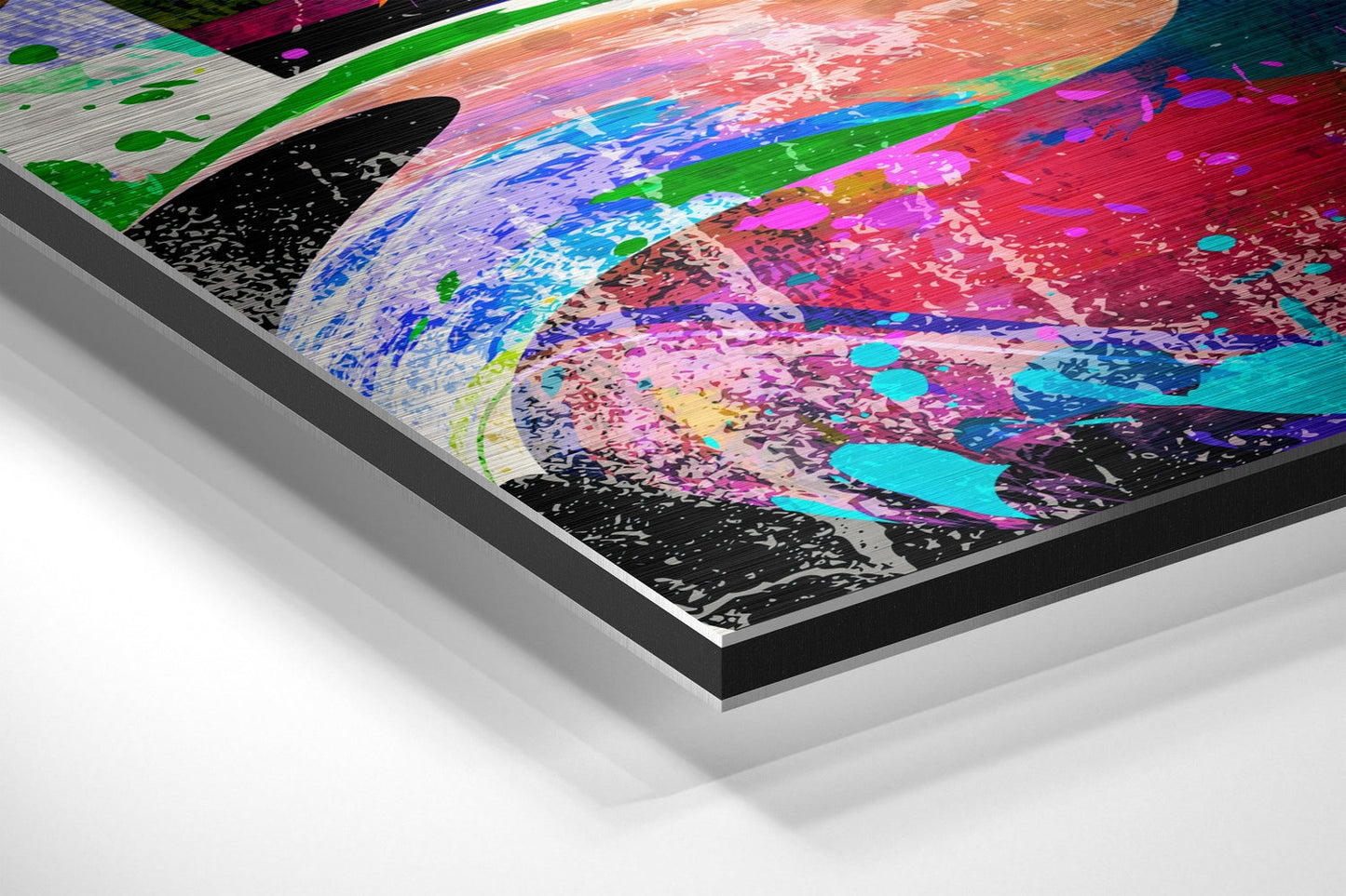 Anarchy of Colors Brushed Aluminium Dibond Wall Art