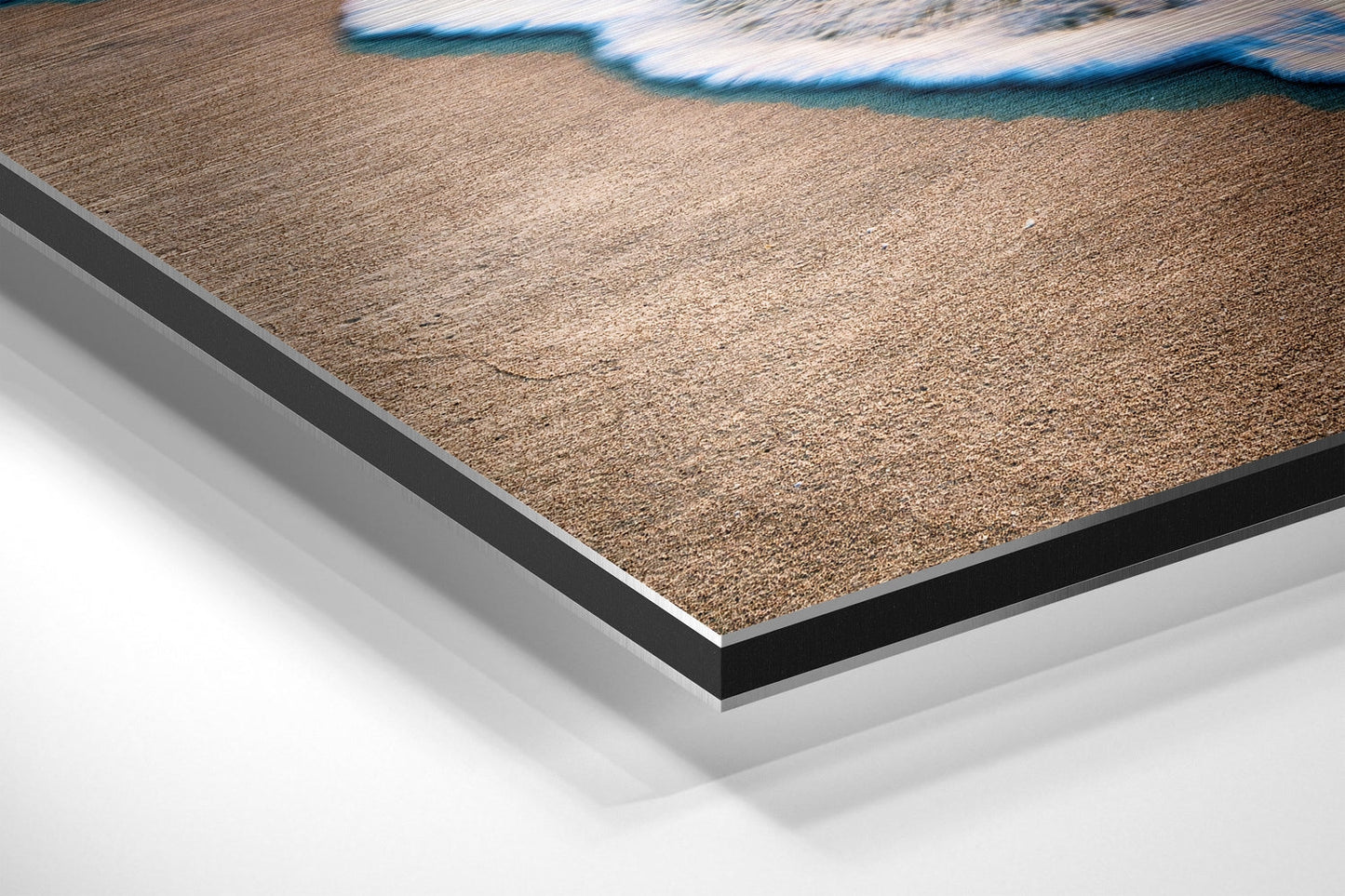 Sunset at the Beach Brushed Aluminium Dibond Wall Art